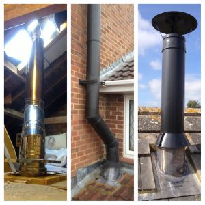 Flue Pipe Chimney, Roof Flashing Work