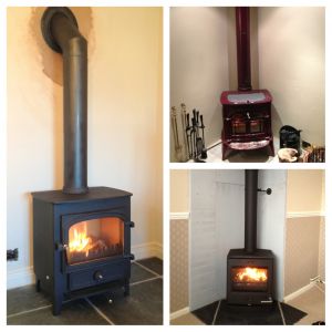 Freestanding Stove Installation + Flue Pipe